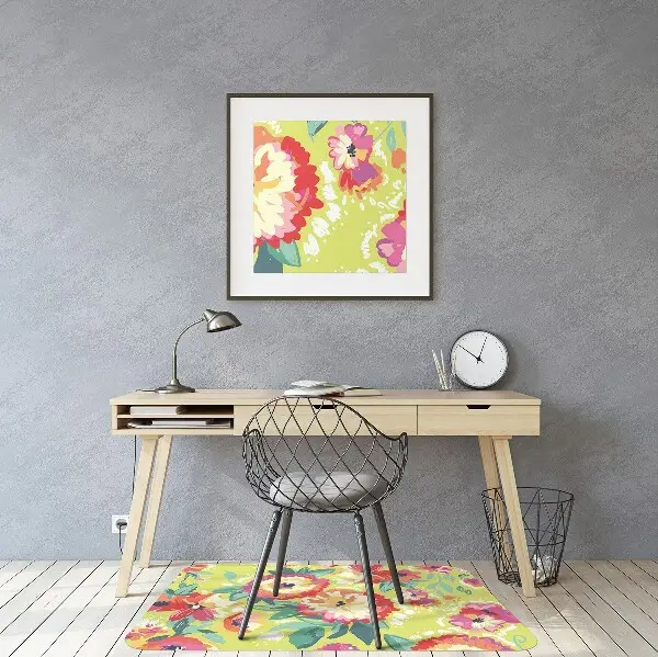 Tappeto salvapavimento Fiori Colorati