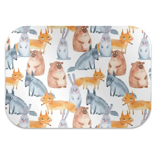 Tappeto per sedia con ruote Animali