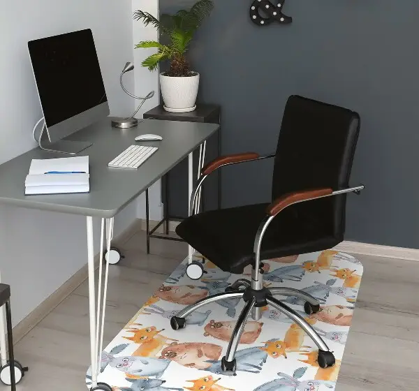 Tappeto per sedia con ruote Animali