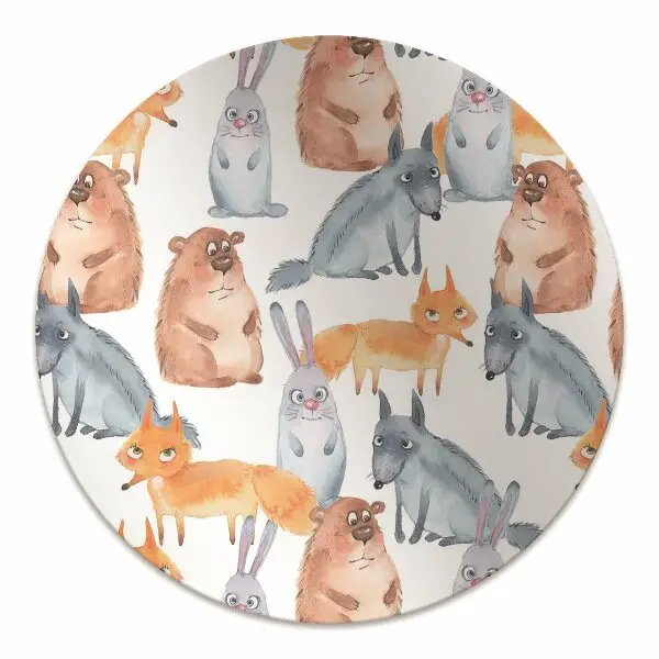 Tappeto per sedia con ruote Animali