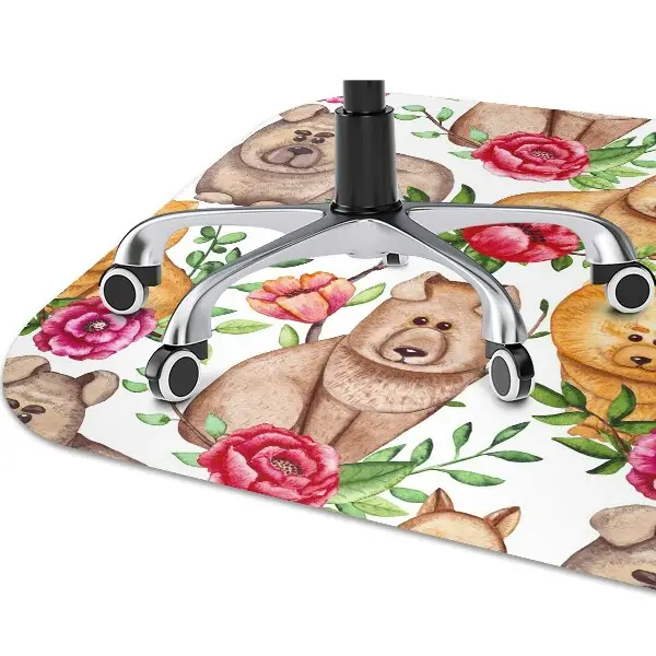 Tappeto per sedia con ruote Chow Chow Dogs