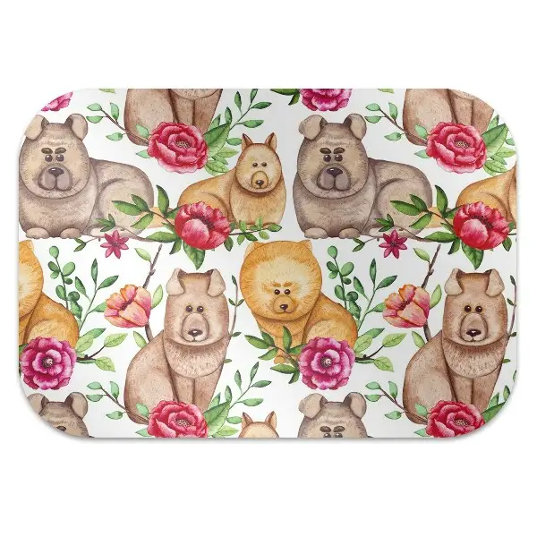 Tappeto per sedia con ruote Chow Chow Dogs