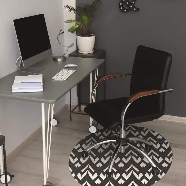 Tappeto per sedia con ruote Tema Scandinavo