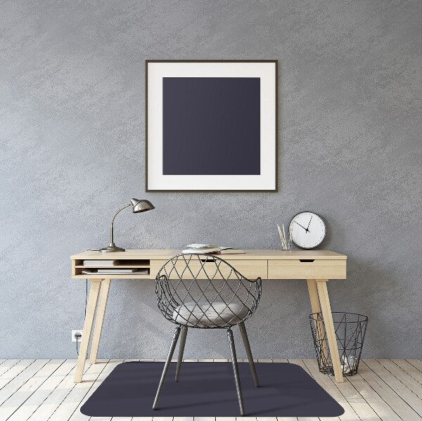 Tappeto sotto sedia ufficio Blu Navy