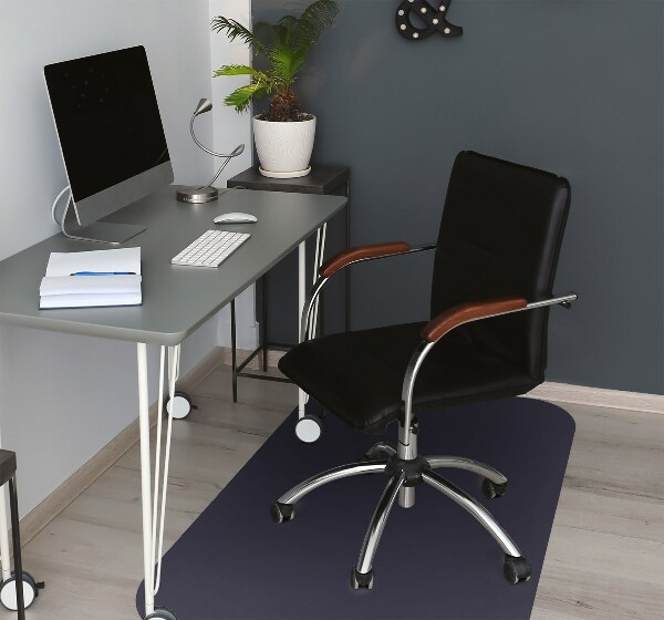 Tappeto sotto sedia ufficio Blu Navy