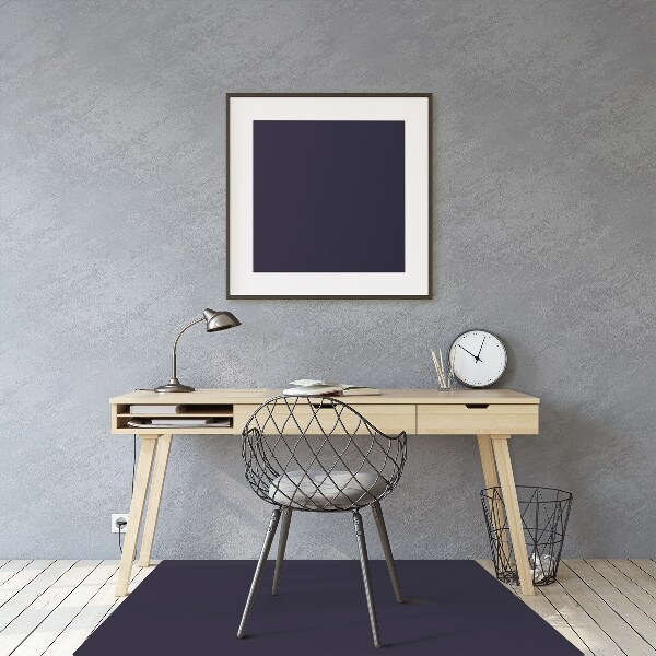 Tappeto sotto sedia ufficio Blu Navy