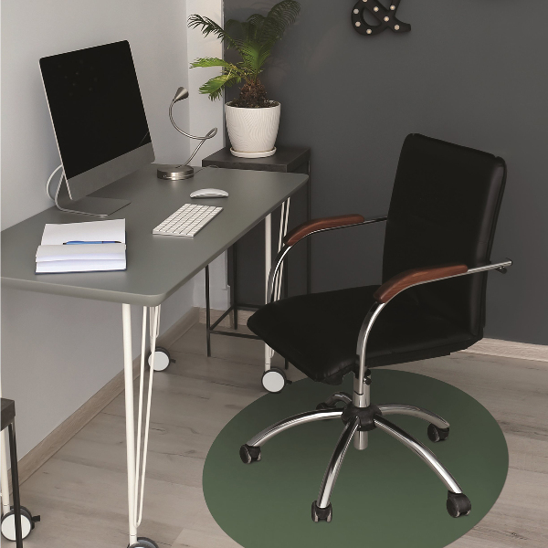 Tappeto per sedia con ruote Colore Verde Scuro
