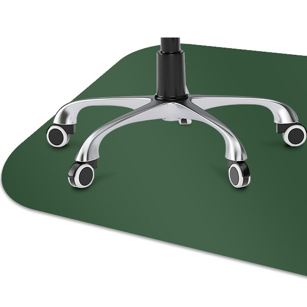 Tappeto per sedia con ruote Colore Verde Scuro