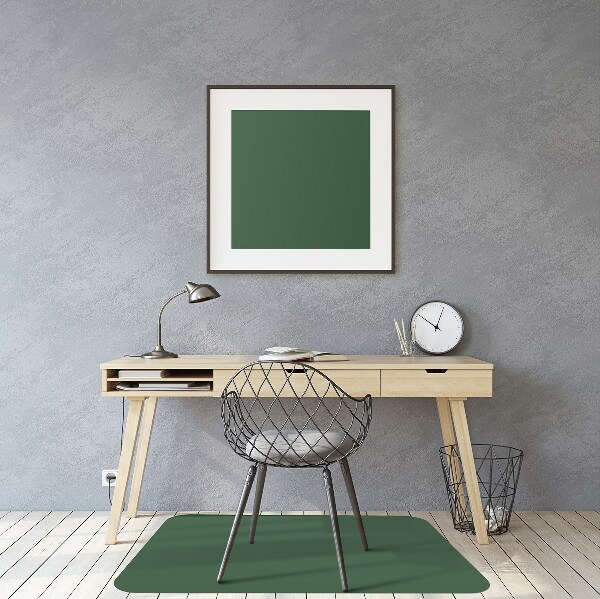 Tappeto per sedia con ruote Colore Verde Scuro