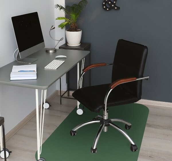 Tappeto per sedia con ruote Colore Verde Scuro