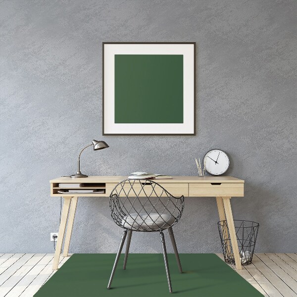 Tappeto per sedia con ruote Colore Verde Scuro