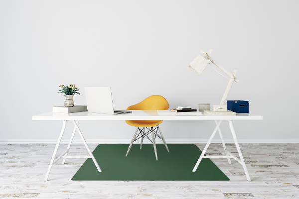 Tappeto per sedia con ruote Colore Verde Scuro