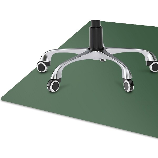 Tappeto per sedia con ruote Colore Verde Scuro