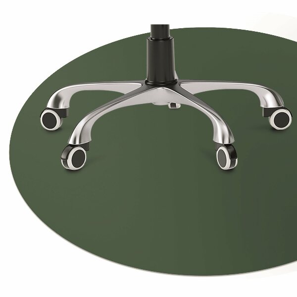 Tappeto per sedia con ruote Colore Verde Scuro