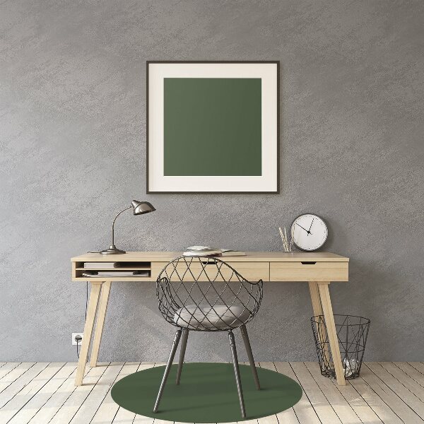 Tappeto per sedia con ruote Colore Verde Scuro