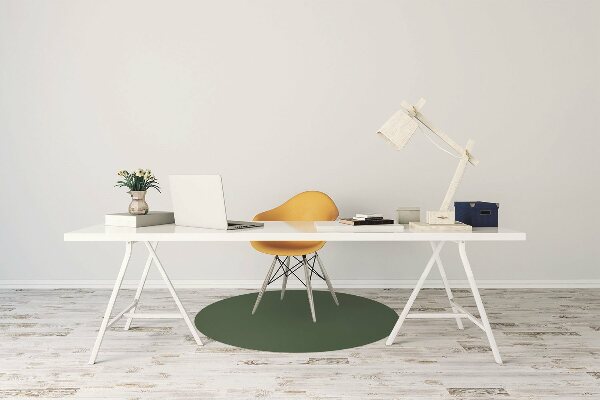 Tappeto per sedia con ruote Colore Verde Scuro