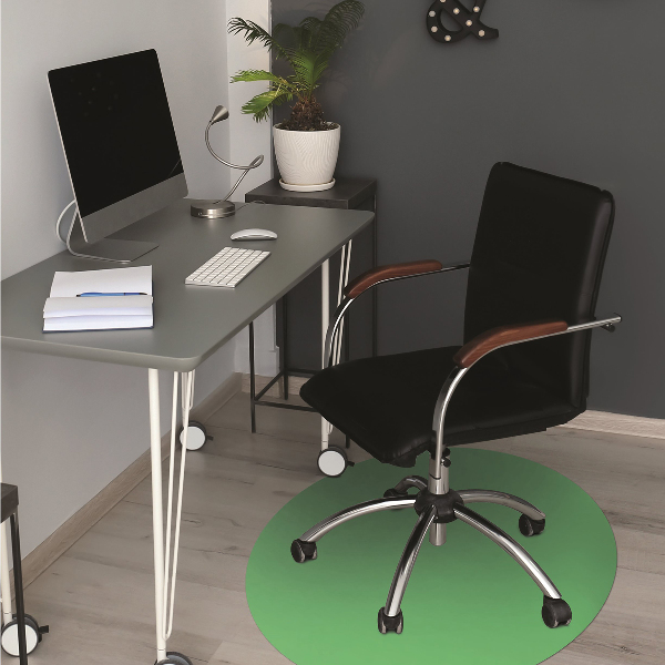 Tappeto per sedia con ruote Colore Verde Brillante