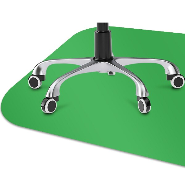 Tappeto per sedia con ruote Colore Verde Brillante