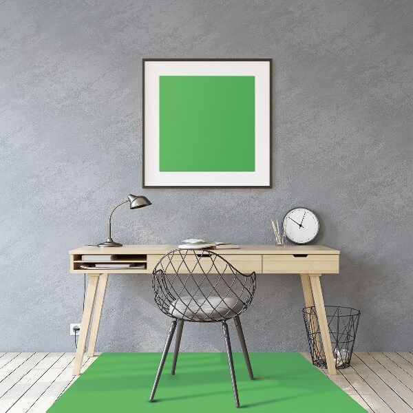 Tappeto per sedia con ruote Colore Verde Brillante