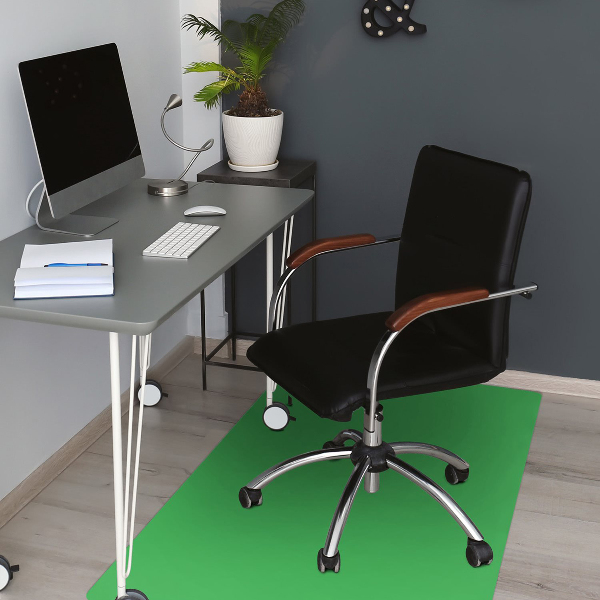Tappeto per sedia con ruote Colore Verde Brillante