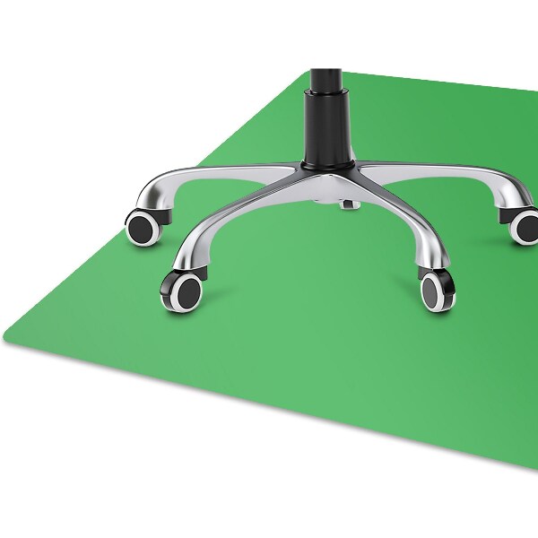 Tappeto per sedia con ruote Colore Verde Brillante