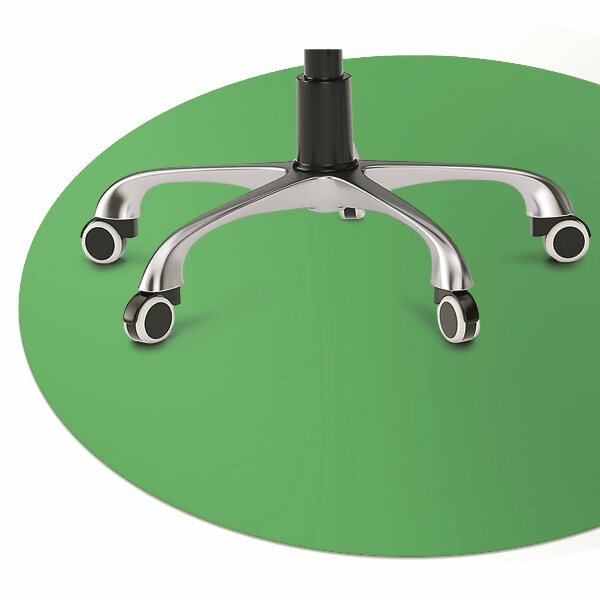 Tappeto per sedia con ruote Colore Verde Brillante