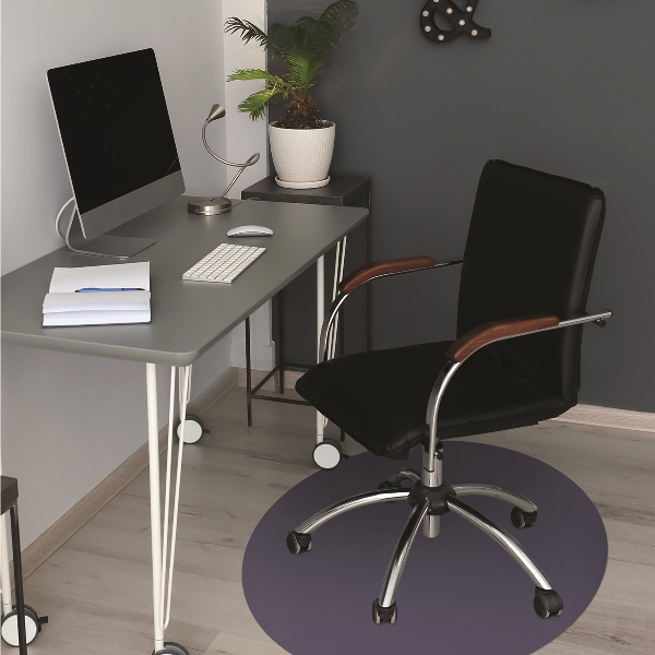 Tappeto per sedia con ruote Blu Navy