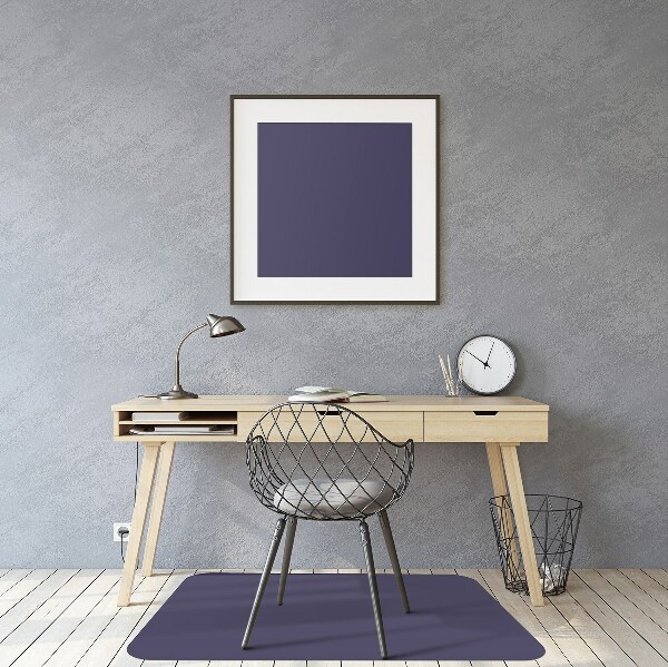 Tappeto per sedia con ruote Blu Navy