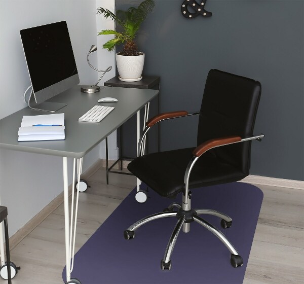 Tappeto per sedia con ruote Blu Navy