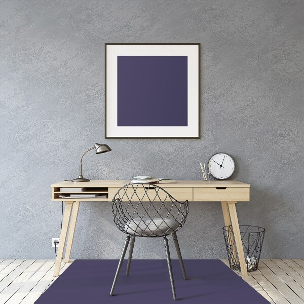Tappeto per sedia con ruote Blu Navy