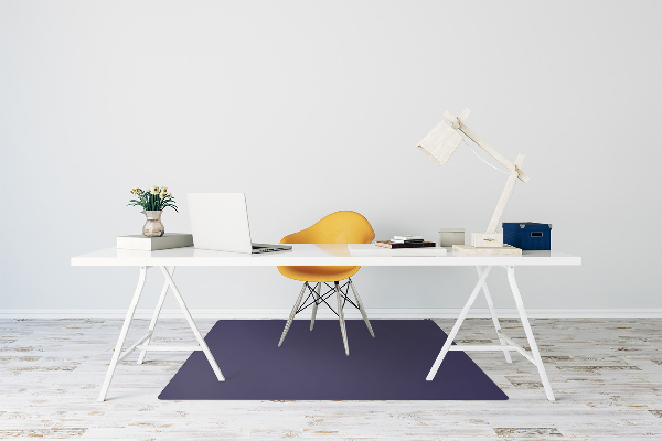 Tappeto per sedia con ruote Blu Navy