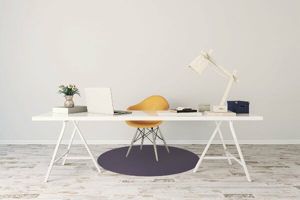 Tappeto per sedia con ruote Blu Navy