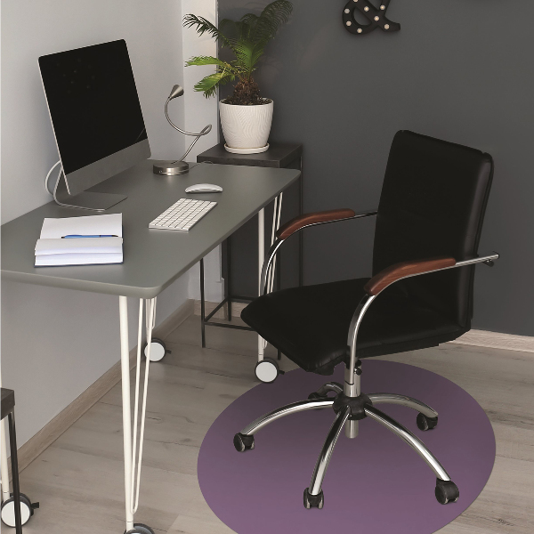 Tappeto per sedia con ruote Viola Di Colore Scuro
