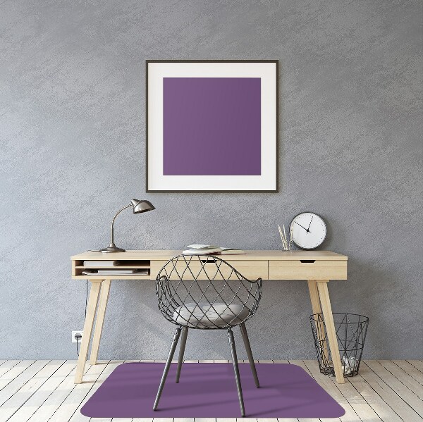 Tappeto per sedia con ruote Viola Di Colore Scuro