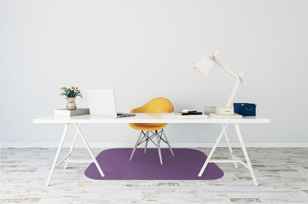 Tappeto per sedia con ruote Viola Di Colore Scuro