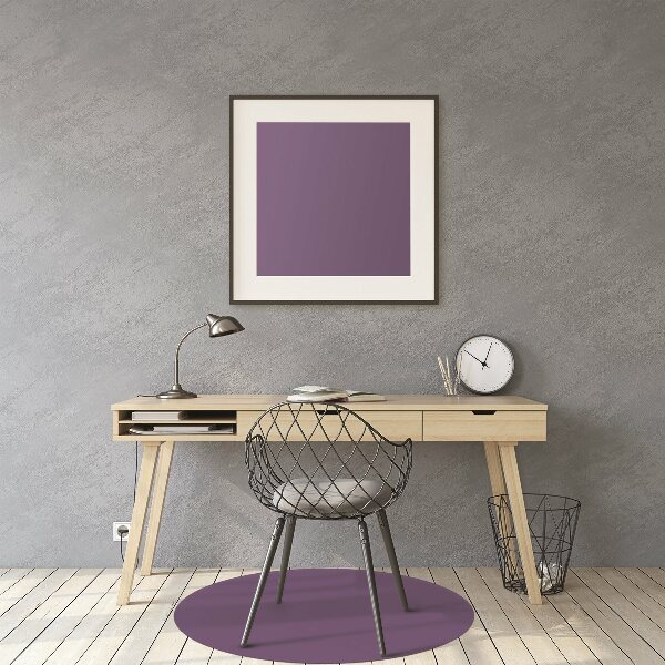 Tappeto per sedia con ruote Viola Di Colore Scuro