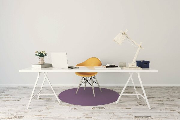 Tappeto per sedia con ruote Viola Di Colore Scuro