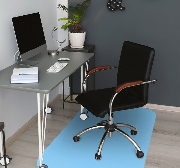 Tappeto sedia ufficio Colore Pastello Blu