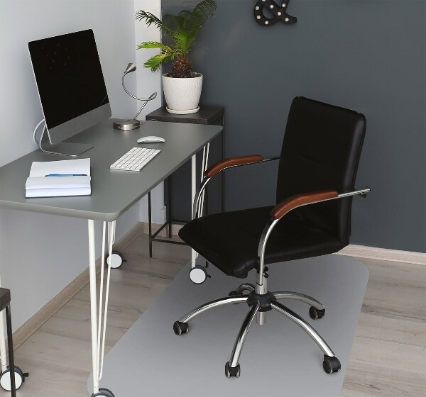 Tappeto per sedia con ruote Grigio