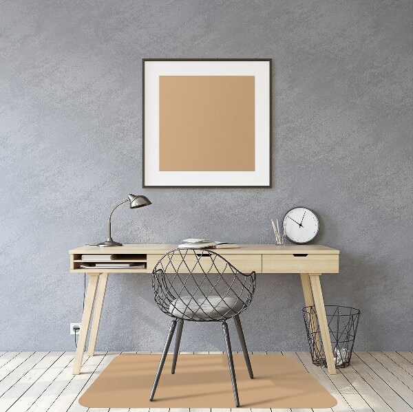 Tappeto per sedia con ruote Colore Marrone Chiaro