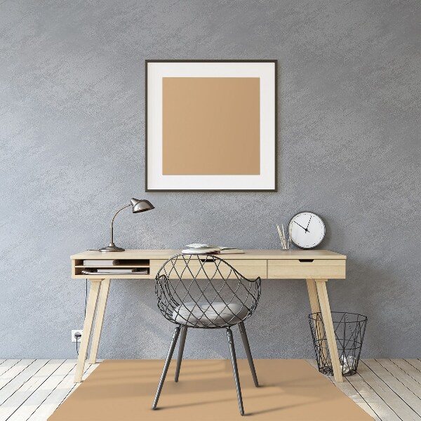Tappeto per sedia con ruote Colore Marrone Chiaro