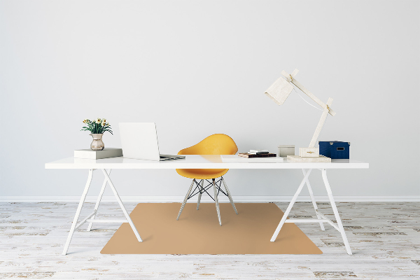 Tappeto per sedia con ruote Colore Marrone Chiaro
