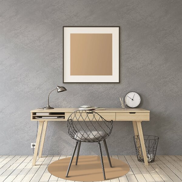 Tappeto per sedia con ruote Colore Marrone Chiaro