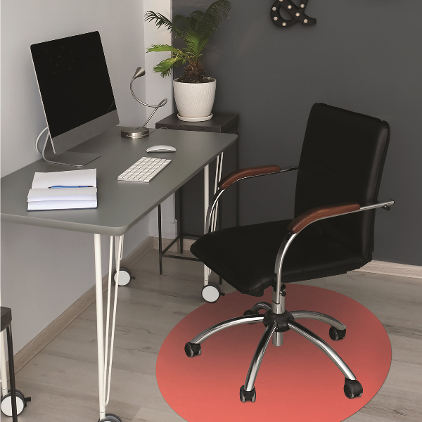 Tappeto per sedia con ruote Colore Rosso Chiaro