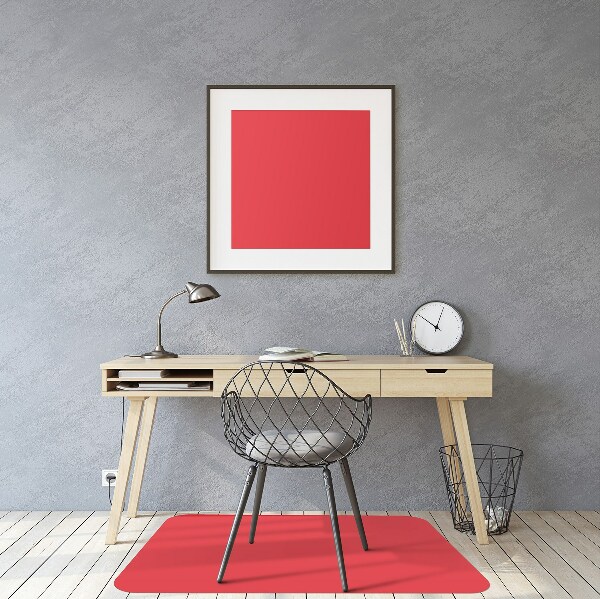 Tappeto per sedia con ruote Colore Rosso Chiaro