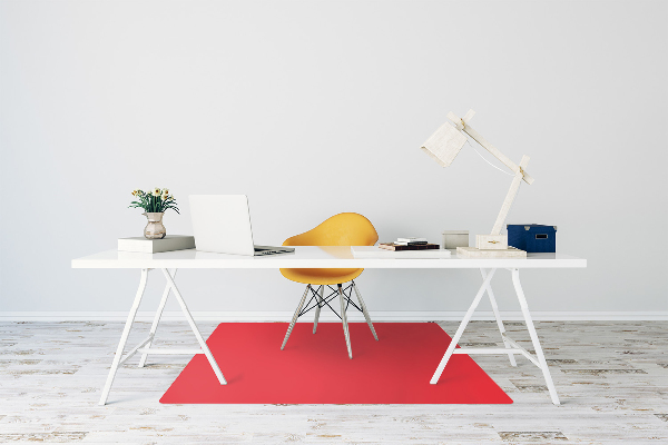 Tappeto per sedia con ruote Colore Rosso Chiaro