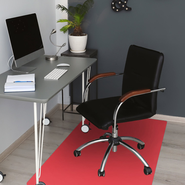 Tappeto per sedia con ruote Colore Rosso Chiaro