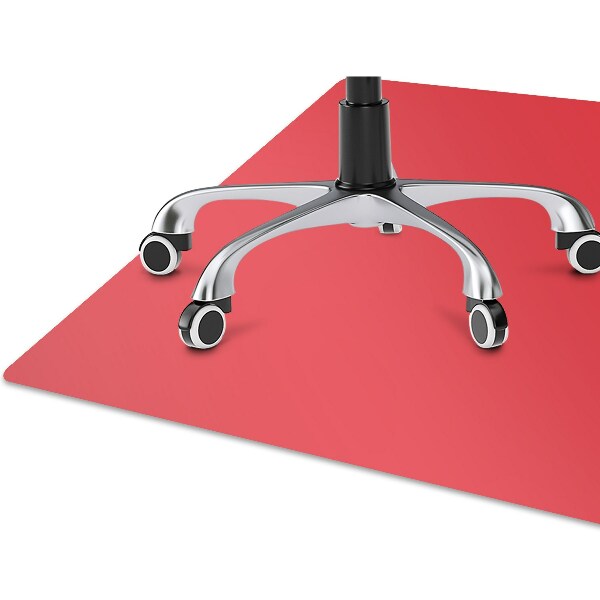 Tappeto per sedia con ruote Colore Rosso Chiaro