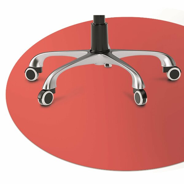Tappeto per sedia con ruote Colore Rosso Chiaro