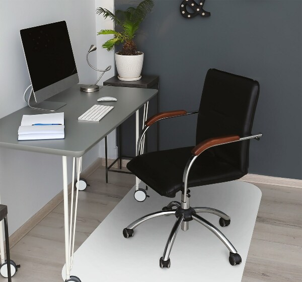 Tappeto per sedia con ruote Colore Grigio Brillante